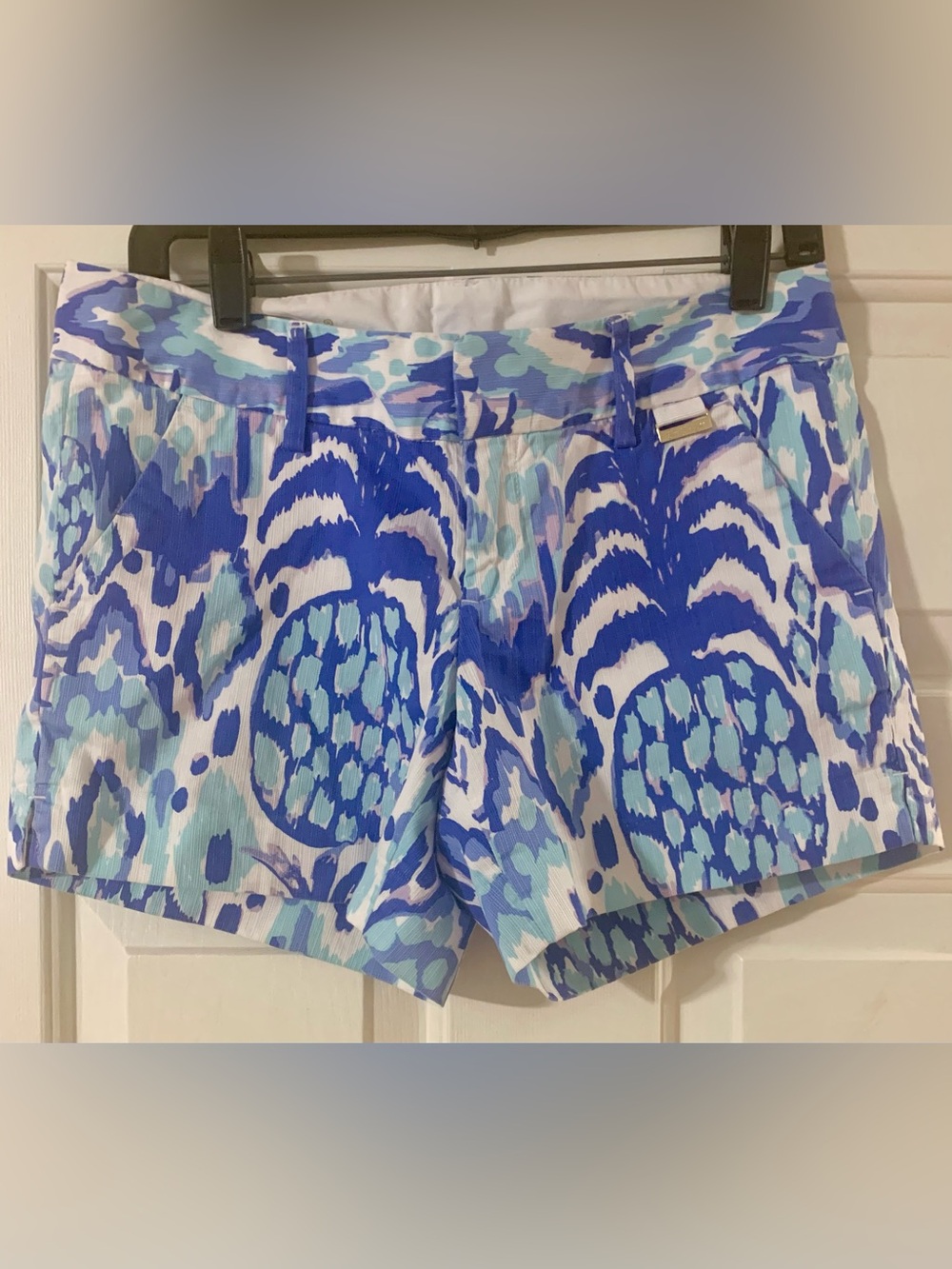 Lilly Pulitzer Calahan Blue Patterned Women's Shorts